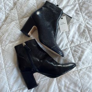 Dark Navy Zara boots 39